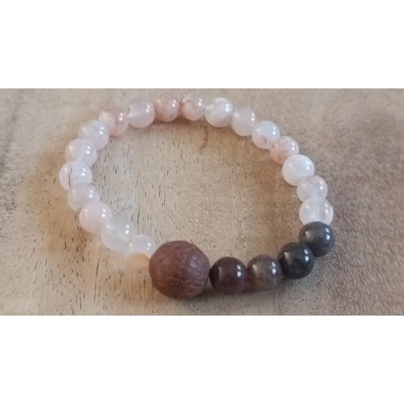 A talizmán lélegzete – Cseresznyefavirágzás, ásvány karkötő 