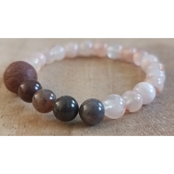 A talizmán lélegzete – Cseresznyefavirágzás, ásvány karkötő 