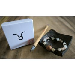   Bika jegy  ZEN Boldogság talizmán ásványkarkötő  Szépség -Határozottság -Hűség