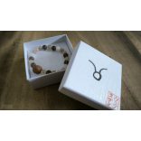 Bika jegy  ZEN Boldogság talizmán ásványkarkötő  Szépség -Határozottság -Hűség