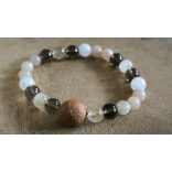 Bika jegy  ZEN Boldogság talizmán ásványkarkötő  Szépség -Határozottság -Hűség