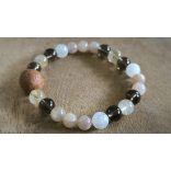 Bika jegy  ZEN Boldogság talizmán ásványkarkötő  Szépség -Határozottság -Hűség