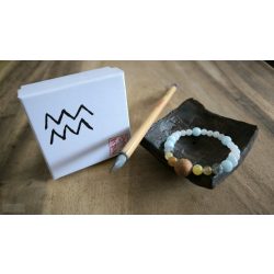   Vízöntő jegy  ZEN Boldogság talizmán ásványkarkötő  Innováció -Függetlenség -Érzelmi Erő