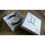 Ikrek jegy  ZEN Boldogság talizmán ásványkarkötő  Kommunikáció -Tudás - Kiteljesedés