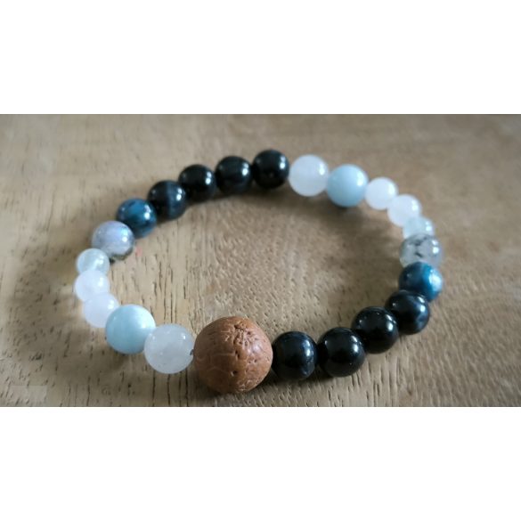 Ikrek jegy  ZEN Boldogság talizmán ásványkarkötő  Kommunikáció -Tudás - Kiteljesedés