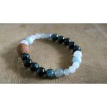 Ikrek jegy  ZEN Boldogság talizmán ásványkarkötő  Kommunikáció -Tudás - Kiteljesedés