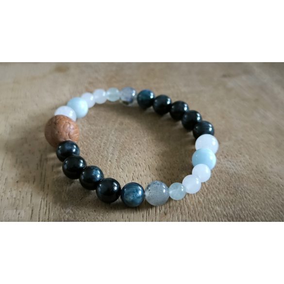 Ikrek jegy  ZEN Boldogság talizmán ásványkarkötő  Kommunikáció -Tudás - Kiteljesedés