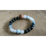 Ikrek jegy  ZEN Boldogság talizmán ásványkarkötő  Kommunikáció -Tudás - Kiteljesedés