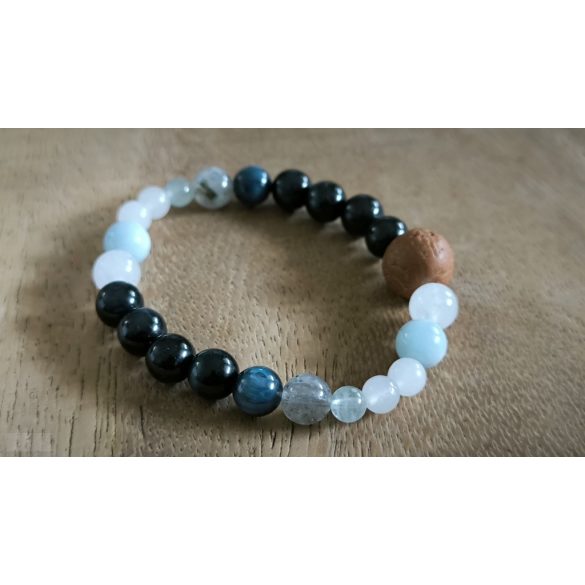 Ikrek jegy  ZEN Boldogság talizmán ásványkarkötő  Kommunikáció -Tudás - Kiteljesedés