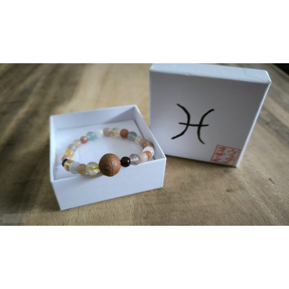 Halak  jegy ZEN Boldogság talizmán ásványkarkötő  Képzelőerő – Önmagad kifejezése  – Álmok beteljesítése