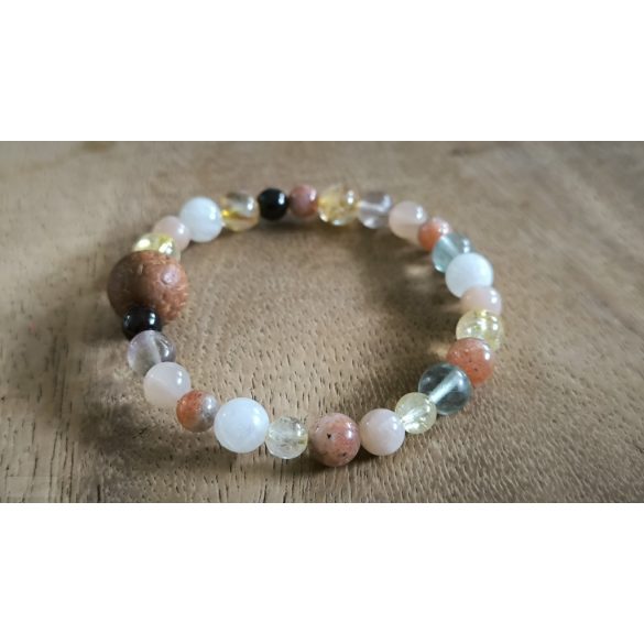 Halak  jegy ZEN Boldogság talizmán ásványkarkötő  Képzelőerő – Önmagad kifejezése  – Álmok beteljesítése