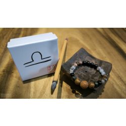   Mérleg  jegy ZEN Boldogság talizmán ásványkarkötő  Egyensúly – Szeretet  – Kinyilvánítás