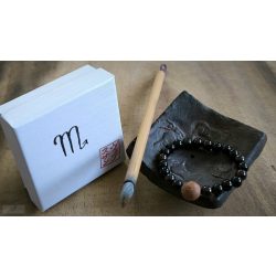   Skorpio  jegy ZEN Boldogság talizmán ásványkarkötő  Szenvedély - Rugalmasság – Megbocsátás 