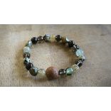 Oroszlán  jegy ZEN Boldogság talizmán ásványkarkötő  Szenvedély - Hatalom – Vezetés 