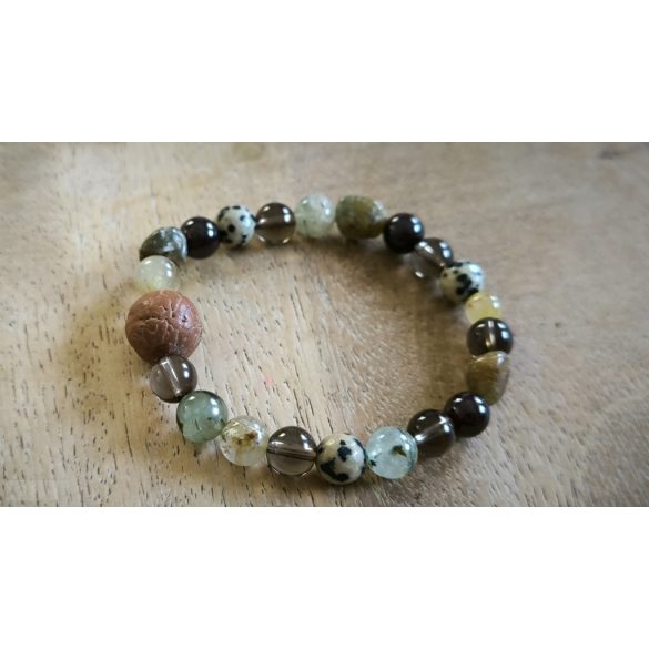 Oroszlán  jegy ZEN Boldogság talizmán ásványkarkötő  Szenvedély - Hatalom – Vezetés 