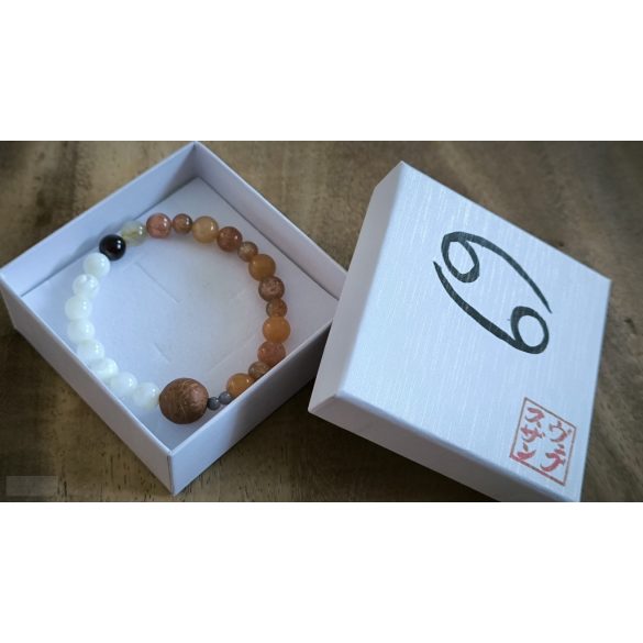 Rák  jegy ZEN Boldogság talizmán ásványkarkötő  Intuivitás - Érzékenység – Érzelem 