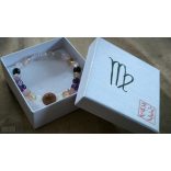 Szűz  jegy ZEN Boldogság talizmán ásványkarkötő  Gyakorlatiasság - Szerénység – Mély Érzelem 