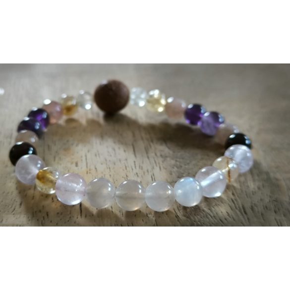 Szűz  jegy ZEN Boldogság talizmán ásványkarkötő  Gyakorlatiasság - Szerénység – Mély Érzelem 