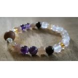 Szűz  jegy ZEN Boldogság talizmán ásványkarkötő  Gyakorlatiasság - Szerénység – Mély Érzelem 