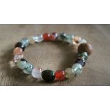 Kos jegy ZEN Boldogság talizmán ásványkarkötő  Bátorság - Elszántság – Szenvedélyesség 