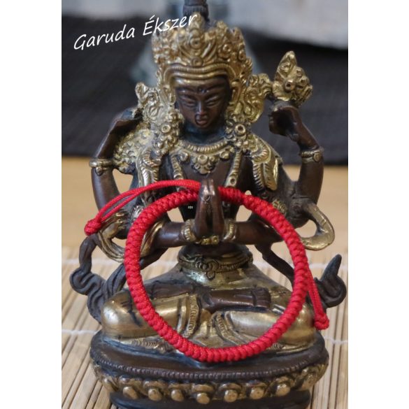 Buddhista csomózott karkötő 