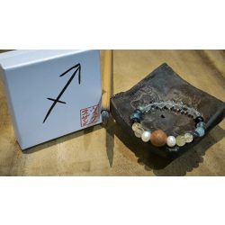   Nyilas jegy ZEN Boldogság talizmán ásványkarkötő  Optimizmus – Lelkesedés- Kalandvágy 