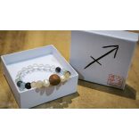 Nyilas jegy ZEN Boldogság talizmán ásványkarkötő  Optimizmus – Lelkesedés- Kalandvágy 