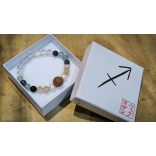 Nyilas jegy ZEN Boldogság talizmán ásványkarkötő  Optimizmus – Lelkesedés- Kalandvágy 