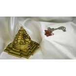 Garuda Frekvencia Kristály Skaláris Medál 396 Hz– Vörös Jáspis Merkaba ásvány medál 396 HZ solfeggio/szolfézs frekvenciával