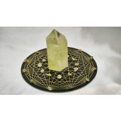   Garuda Tesseract Skaláris Napfény boldogság kívánság teljesítő kristályrács Citromkvarc csúccsal