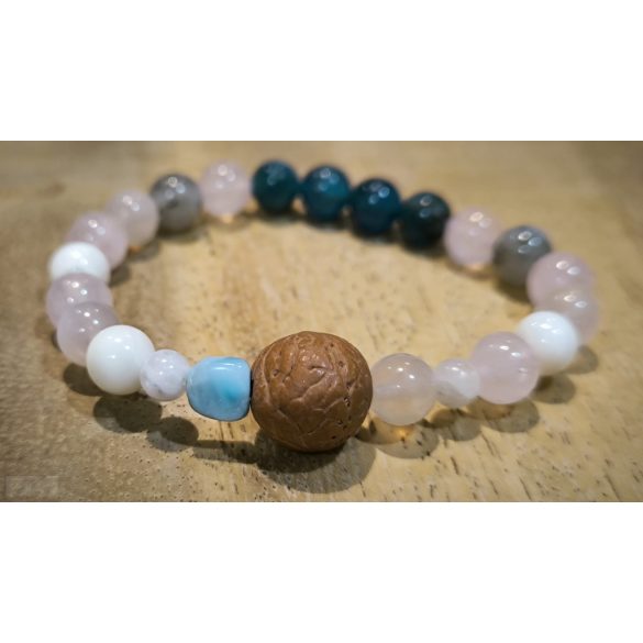 Bak jegy ZEN Boldogság talizmán ásványkarkötő  Ambíció - Gyakorlatiasság – Rugalmasság 