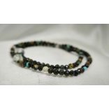 108 karkötő  Türkiz ásványkarkötő  Gyógyítás – Egyensúly - Bőség