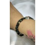 108 karkötő  Türkiz ásványkarkötő  Gyógyítás – Egyensúly - Bőség