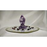 Garuda Élet Virága Skaláris Gyermekáldás – Nőiesség- Termékenység kívánság teljesítő kristályrács Lepidolit Istennő csúccsal.