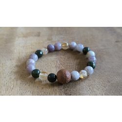   2025 a Kígyó éve  ZEN Boldogság talizmán ásványkarkötő  NYUGALOM, EGYENSÚLY, SZERENCSE