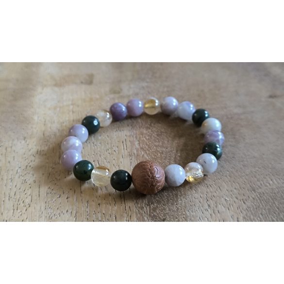 2025 a Kígyó éve  ZEN Boldogság talizmán ásványkarkötő  NYUGALOM, EGYENSÚLY, SZERENCSE