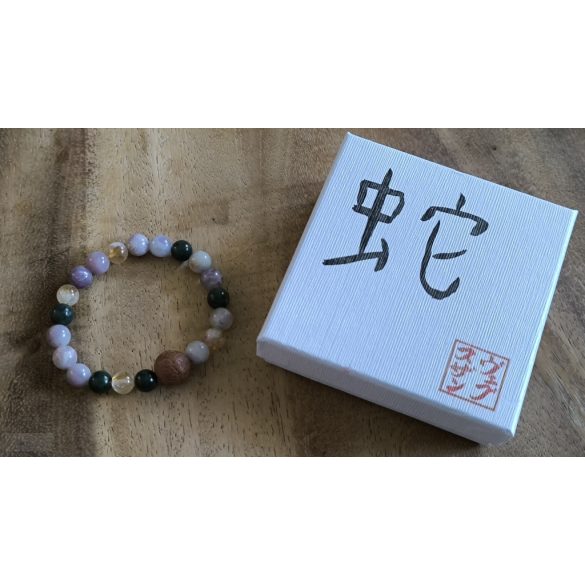 2025 a Kígyó éve  ZEN Boldogság talizmán ásványkarkötő  NYUGALOM, EGYENSÚLY, SZERENCSE