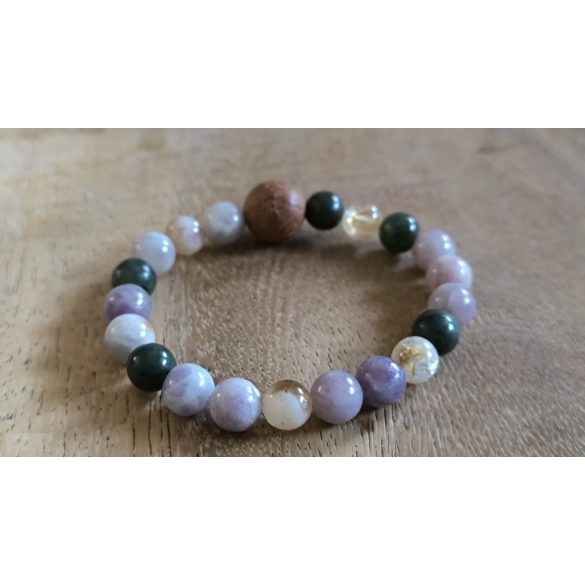 2025 a Kígyó éve  ZEN Boldogság talizmán ásványkarkötő  NYUGALOM, EGYENSÚLY, SZERENCSE