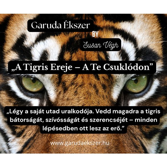 DZI Tigrisfog & Tigrisszem unisex karkötő – a valódi erő, siker és védelem szimbóluma