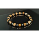 Monolith - Képjáspis & Hematit férfi ásvány karkötő – A Föld ereje a csuklódon 