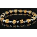 Monolith - Képjáspis & Hematit férfi ásvány karkötő – A Föld ereje a csuklódon 