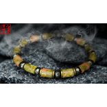 Monolith - Unakit & Hematit férfi ásvány karkötő  - Az Egyensúly 