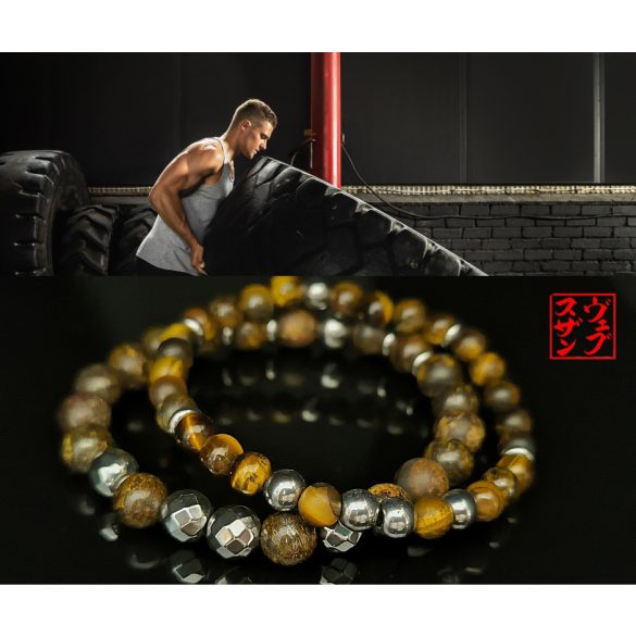 Monolith Bronz – férfi ásvány karkötők - Erő és Tartás