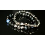 Monolith Nocturne –  férfi ásvány karkötők - Belső Erő és Védelem