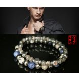 Monolith Nocturne –  férfi ásvány karkötők - Belső Erő és Védelem