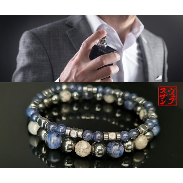 Monolith Luna – férfi ásvány karkötők - Tiszta Gondolat és Elegancia