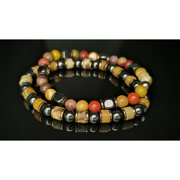 Monolith Nomad – férfi ásvány karkötő - A Vándor Lelke