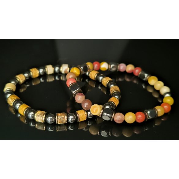 Monolith Nomad – férfi ásvány karkötő - A Vándor Lelke