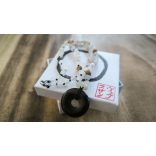 ZEN Boldogság Talizmán Nyaklánc – Obszidián és Pakisztáni Ónix