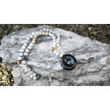 ZEN Boldogság Talizmán Nyaklánc – Obszidián és Pakisztáni Ónix